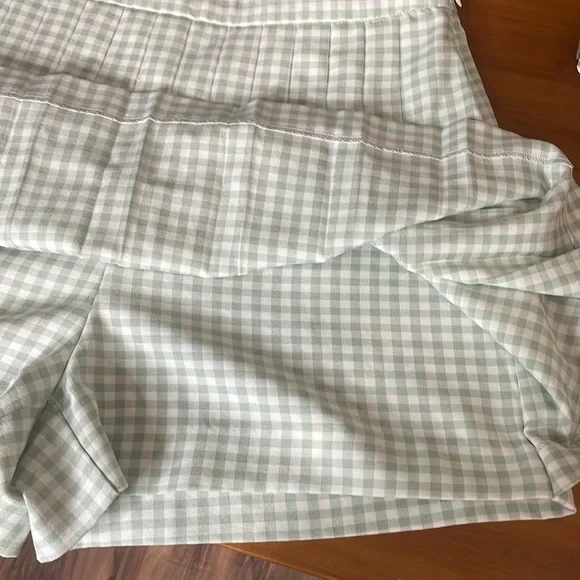 Zara Gingham Skort - Picture 5 of 6